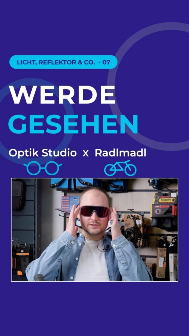 Gut sehen ist wichtig – aber genauso wichtig ist es, gut gesehen zu werden. 🚲✨

Gerade in der Dämmerung, bei schlechtem Wetter oder im hektischen Straßenverkehr kann die richtige Ausstattung einen großen Unterschied machen.

✔️ Beleuchtung vorne und hinten
✔️ Reflektoren an Pedalen, Speichen und am Fahrrad
✔️ Eine funktionierende Klingel
✔️ Fahrradhandschuhe für mehr Grip und Schutz
✔️ Reflektierende Kleidung für noch bessere Sichtbarkeit

Denn Sicherheit beginnt nicht erst beim Helm – sondern schon dabei, dass andere Verkehrsteilnehmer Dich rechtzeitig wahrnehmen.

👉 Du möchtest Dein Fahrrad sicher ausstatten?
Dann schau beim 
📍Radlmadl – Deinem Fahrradspezialisten in Schrobenhausen vorbei. Dort findest Du alles rund um Beleuchtung, Reflektoren und passendes Zubehör.

Und wenn es um optimales Sehen auf dem Rad geht, beraten wir Dich gerne im 📍Optik Studio 💙

Optik Studio x Radlmadl
Sicher durch die Rad-Saison.