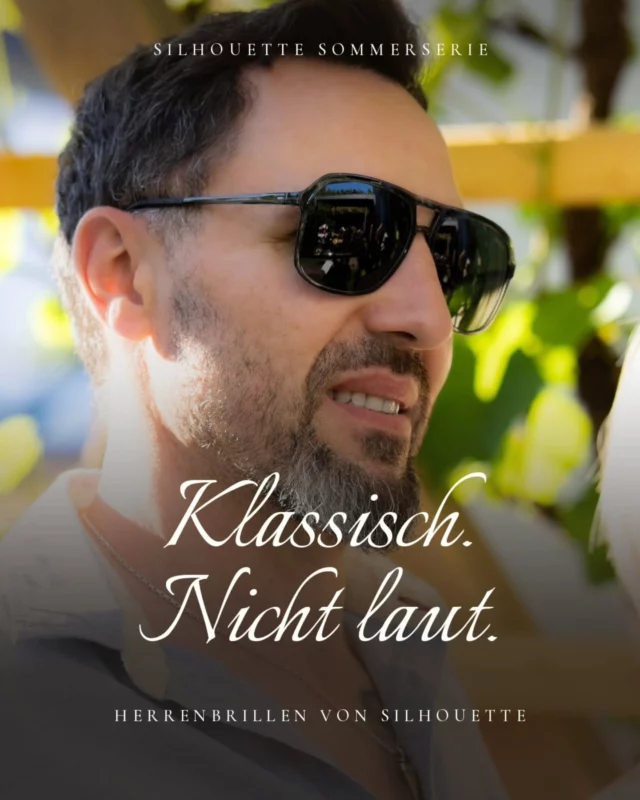 Die beste Brille ist die, über die niemand spricht.

Weil alle nur dein Gesicht sehen. Klare Linien, kein Logo, kaum Gewicht – Silhouette baut Brillen für Männer, die nichts beweisen müssen. Aus S-Titanium™: ultraleicht, robust, in Österreich gefertigt.

Ob Sonne oder Korrektion – die ganze Kollektion ist noch bis 29. August bei uns.
Optik Studio am Lenbachplatz 💙 dein Optiker in Schrobenhausen 

@silhouetteeyewear