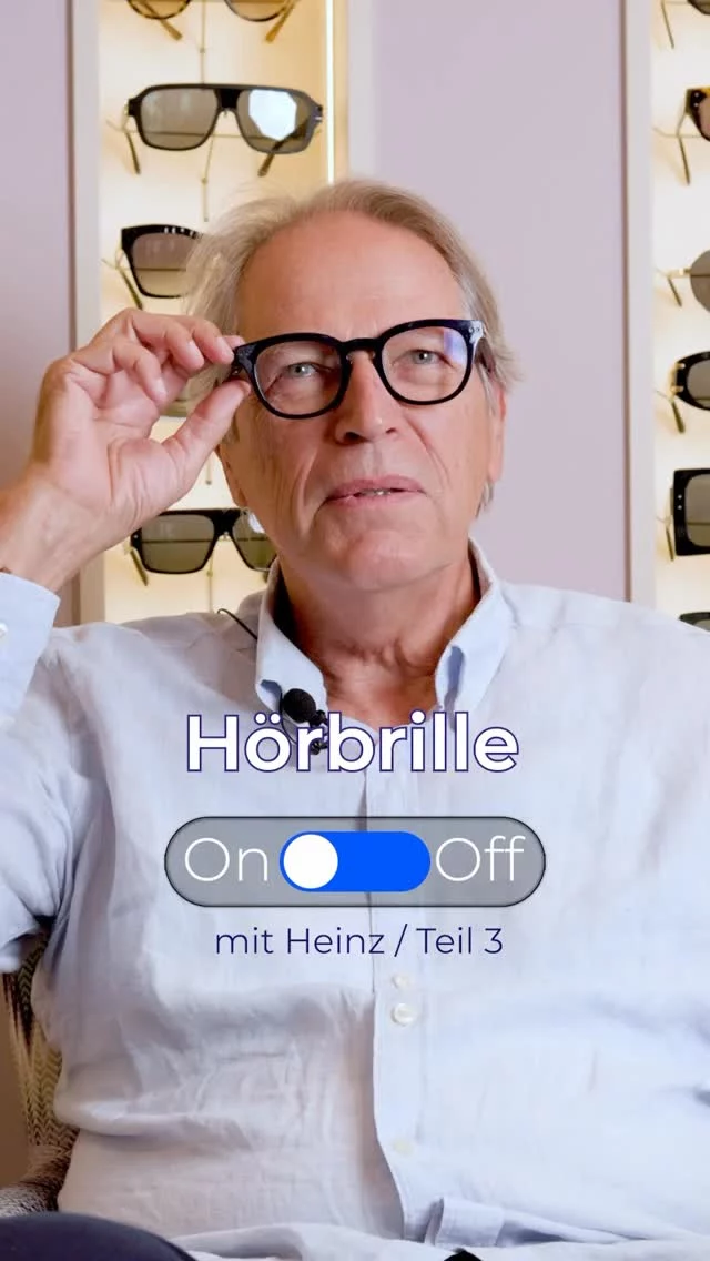 Sechs Stunden. Das ist alles, was Heinz an der Hörbrille auszusetzen hat.

Dann muss der Akku an die Ladestation. Er behilft sich inzwischen: Wenn er sie nicht braucht, schaltet er sie aus, und wenn eine Runde beginnt, wieder an. Sein Wunsch an den Hersteller bleibt trotzdem – ein ganzer Tag am Stück.

Das war sein einziger Kritikpunkt. Auf der anderen Seite steht ein Abend im Restaurant, an dem er versteht, was sein Gegenüber sagt, ohne nachzufragen: „Was hat er gesagt?“ Über dieses Nachfragen sagt Heinz nur: Das ist nicht schön. Genau das fällt jetzt weg.

Heinz war bei uns einer der Ersten, der sie ausprobiert hat. Pionier, sozusagen. Danke, dass du so offen erzählt hast – auch das, was dir nicht passt.

Das war Teil 3 von 3. Wenn du wissen willst, wie sich das für dich anhört: Die Hörbrille liegt bei uns im Studio bereit, auch ohne Termin.

Komm vorbei.

Dein Optiker in Schrobenhausen 💙

@nuance.audio