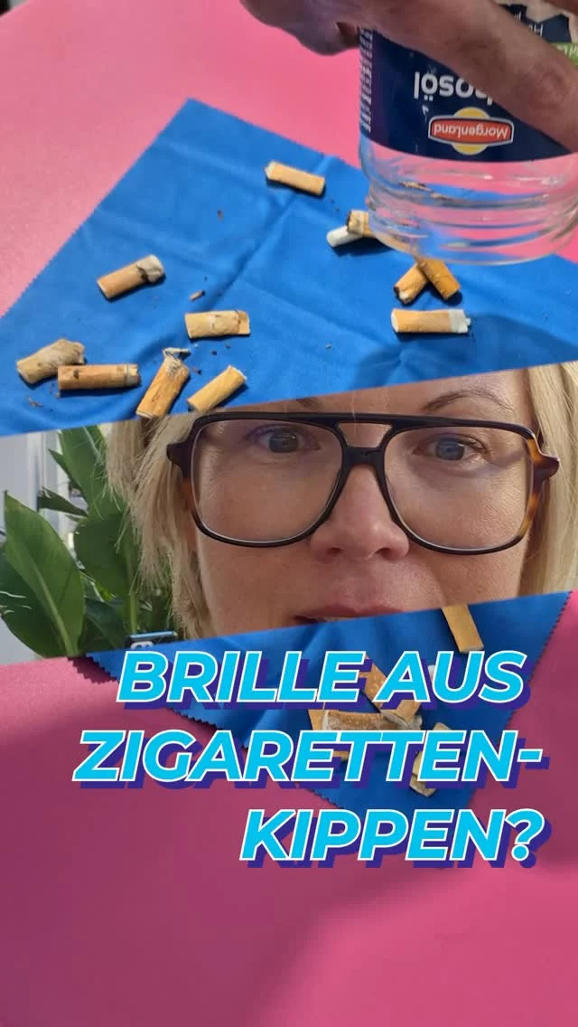 Hättest du gedacht, dass deine nächste Brille mal auf der Straße lag?

Weggeworfene Zigarettenkippen werden in Chile gesammelt, gereinigt und entgiftet. Aus ihren Filtern entsteht reines Celluloseacetat – mit rund 36 % weniger CO₂ als neu produziertes Acetat. 🌱

Das Granulat kommt nach Kinsau in Oberbayern. Dort fertigt FUNK daraus in rund 180 Handgriffen jede einzelne Brille. Julia erklärt dir im Video, wie das funktioniert.

Die Kollektion FUNK × Celion gibt’s jetzt bei uns.

Komm vorbei und probier sie auf.
Dein Optiker in Schrobenhausen 💙

@funkeyewear